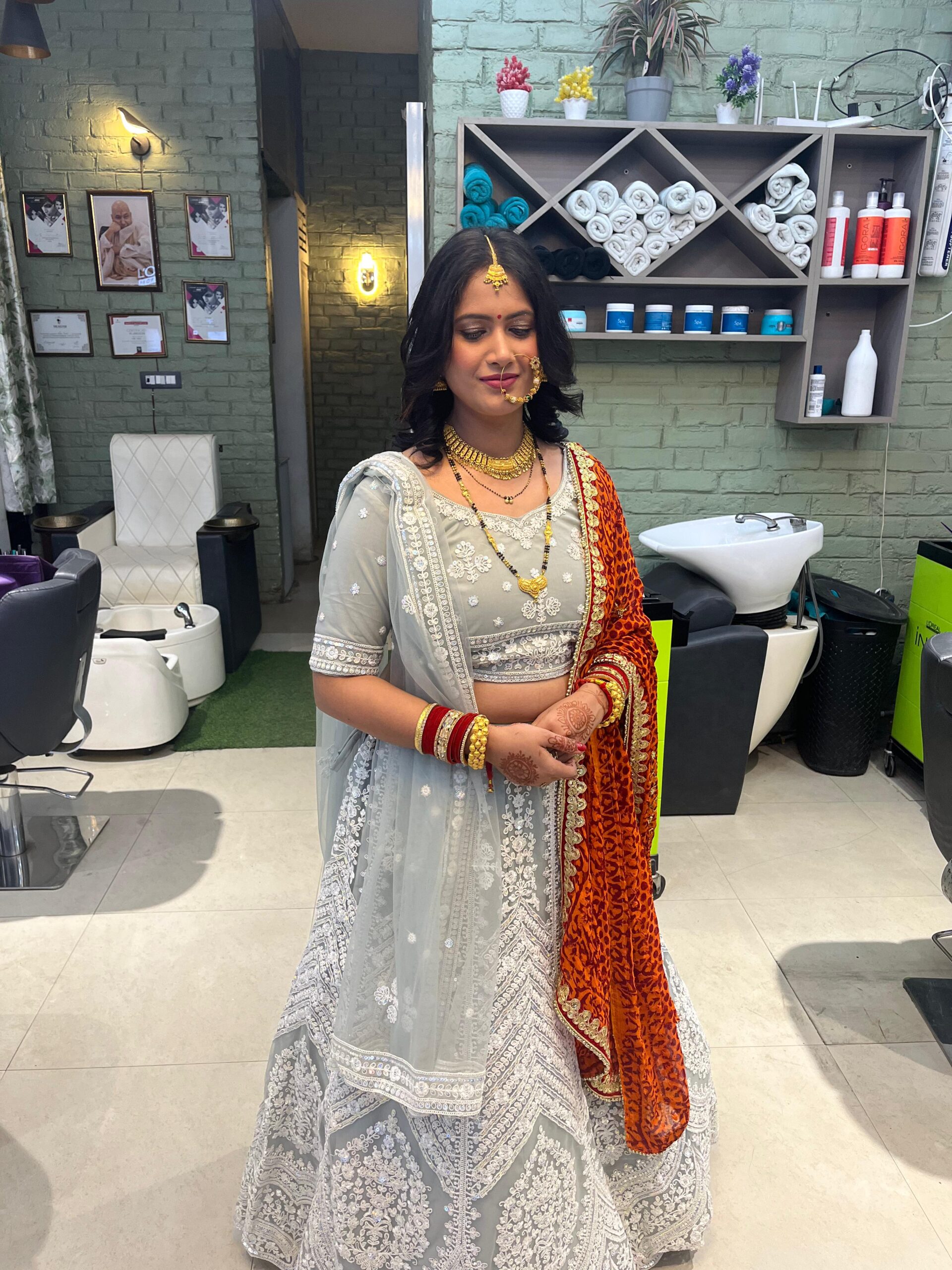 Client in different pose
