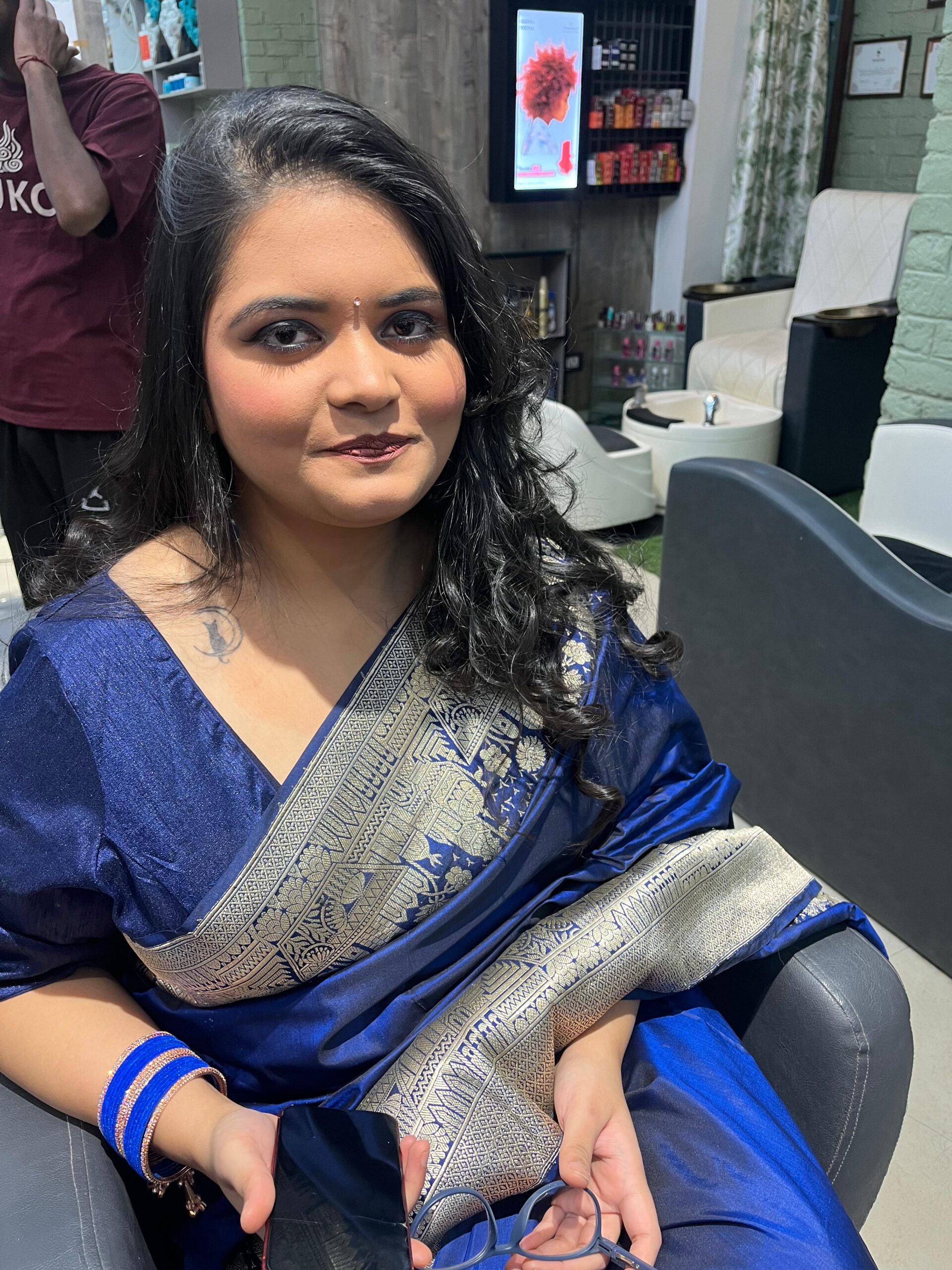 Wedding makeup done